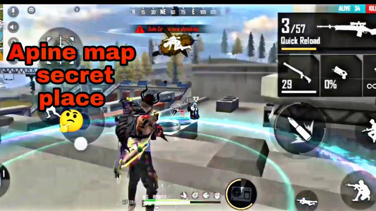 alpine map secret place || alpine map hidden place