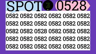 Only 1% Can Spot This Hidden Number 0528🔥 | Puzzle Challenge #eymath #viral #trending #fypシ゚viral 