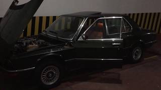 BMW E12 528i Cold Start and Walkaround