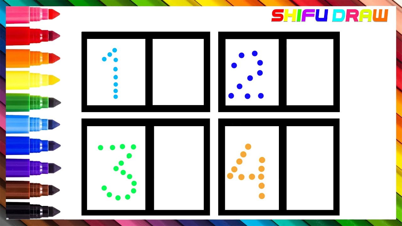 Learning to Write Numbers 1-10 | How to Write 1 to 10 for Kids ...