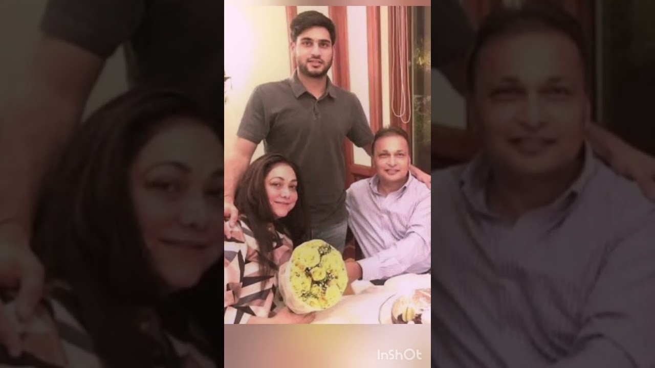 Anil Ambani with Wife Tina Ambani & Son's Jai Anmol / Jai Anshul ...