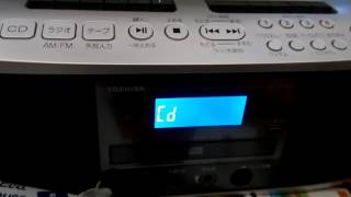 {ブジギレ}東芝のCDラジカセのボタンが使えない