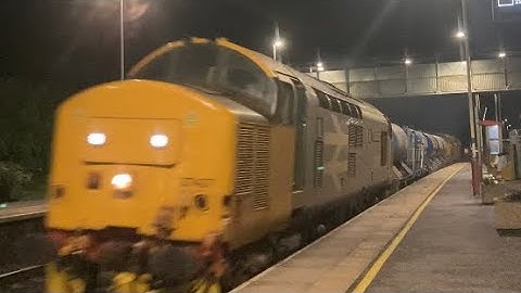 Class 37 RHTT passes Garforth