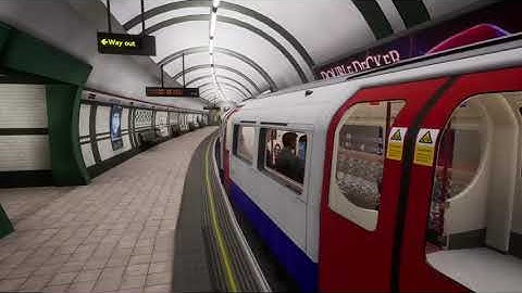 Journey on Bakerloo Line 1972 stock from Paddington to Marylebone in TSW2