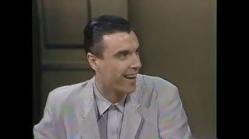 David Byrne being David Byrne for 4.30 mins