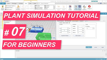 Tecnomatix Plant Simulation Tutorial 7 - How to work in 3D