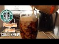 How to make STARBUCKS pumpkin cream cold brew coffee copycat