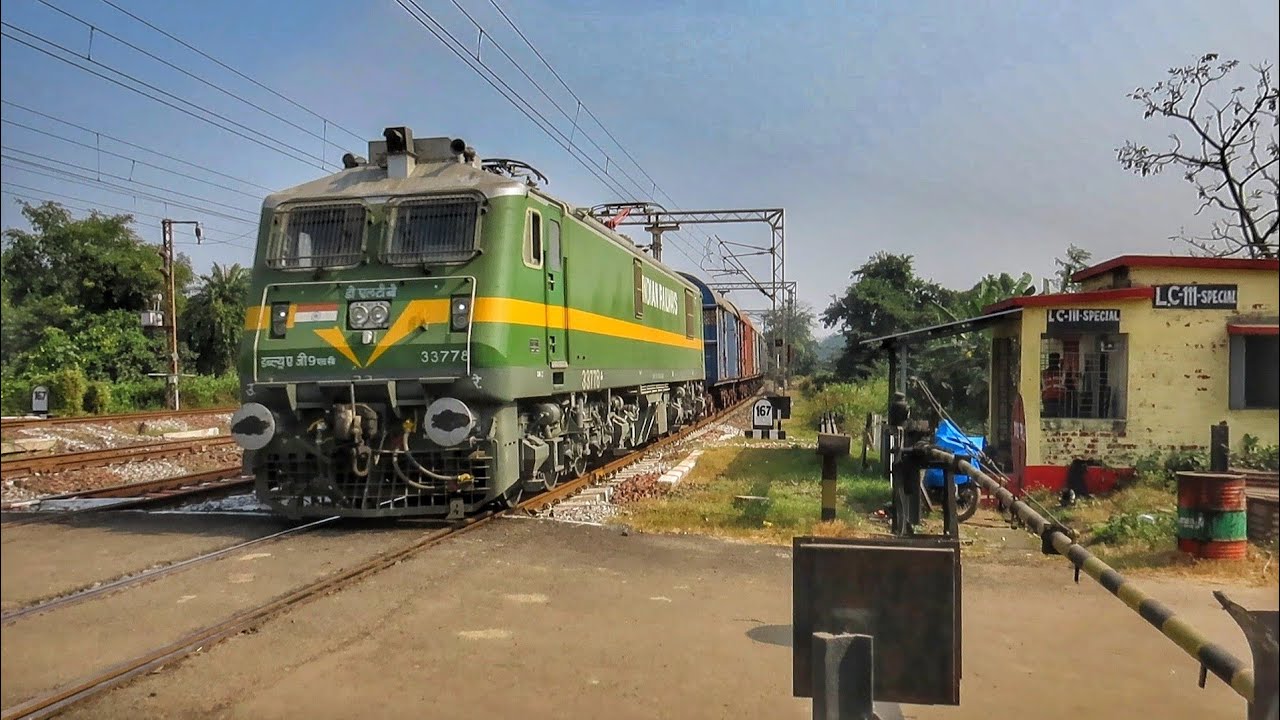 Stormy Monster Green Goblin Led Full Loaded BCNHL WAGON Freight Rail Skip Between Railgate Furiously