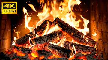 🔥 Cozy Crackling Fireplace 24/7 LIVE with Burning Logs and Crackling Fire Sounds for Peaceful Sleep