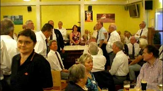 Cwmbach Male Choir singing "Myfanwy" on the last night of the Caerleon Holiday Cwmbach Male Choir singing "Myfanwy" on the last night of the Caerleon Holiday