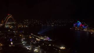 Vivid Sydney 2017 Opera House and Harbour Bridge Time Lapse