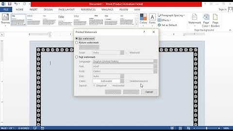 Learn to apply page border, water mark, page color in MS WORD|| CADD NEST RR NAGAR