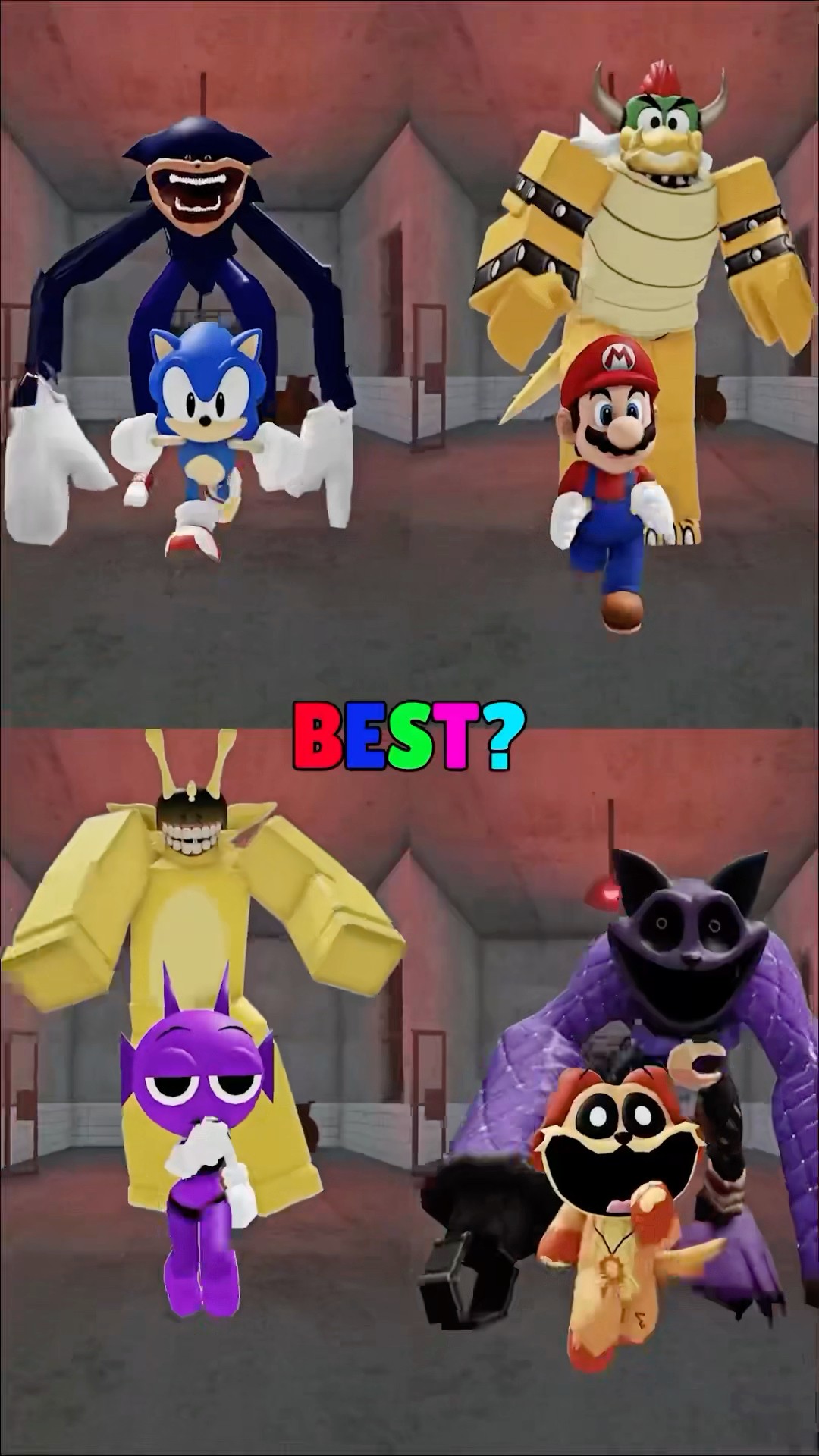 PRANKED Incredibox Sprunki Shin Sonic #smilingcritters #mario #animation #roblox
