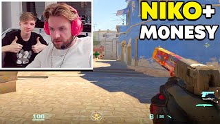 'M0NESY IS BAITING US!!'  NIKO & M0NESY PLAY FACEIT TOGETHER!! CS2