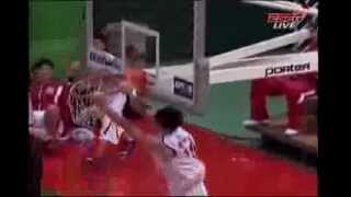 SBL 20121215 達欣 VS 台銀 周伯勳快攻灌籃!