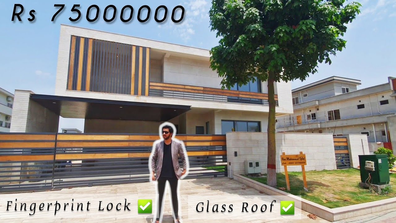 Islamabad's Most advanced Luxury House | Fingerprint Lock | GLASS ROOF |1 Kanal F-18 Islamabad 