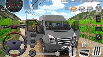 Real Ford Transit Game - Bus Extreme Road Driving - Minibus Simulator Vietnam - Bus Android Gameplay