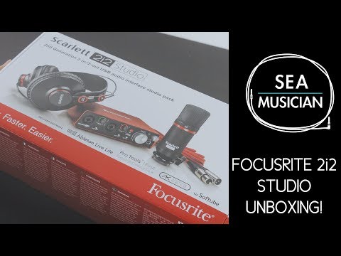 Focusrite Scarlett 2i2 Studio Pack - UNBOXING