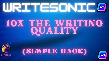 Writesonic Review: 10X The Output Quality [simple hack]