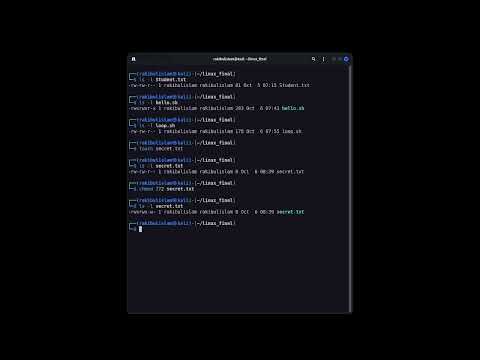 Assignment 2 part 6 | Basic linux Command
