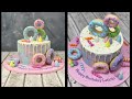 Donut (Doughnut) Cake | Drip Cake | Tie Dye Cake