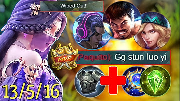 Luo Yi God Mode NonStop Passive | Luo Yi Best Build 2021 Top 1 Global - Mobile Legends
