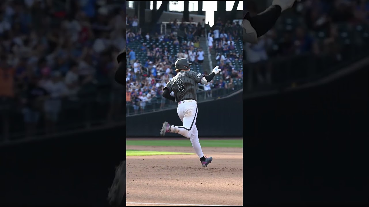 Carson Benge's swing is incredibly smooth 🤩 #baseball #highlights #newyork #sports #clips