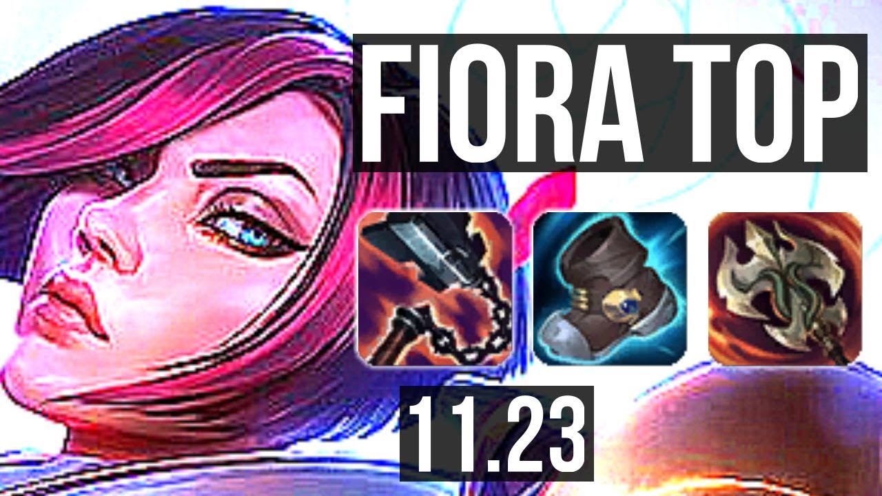 FIORA vs VIKTOR (TOP) | 70% winrate, 7 solo kills | KR Master | 11.23