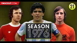 How to manage LEGENDARY PLAYERS on Football Manager  | FM21 1976 database with MARADONA and more