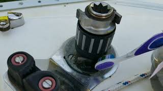 Ep. 2, Andersen Winch Maintenance On Our New Odin 820 Sailboat ⛵