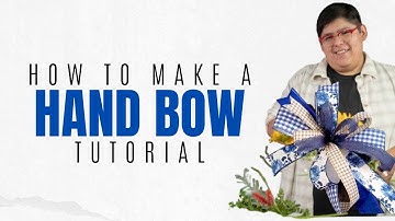 How To Make A Bow By Hand | Easy Hand Bow DIY