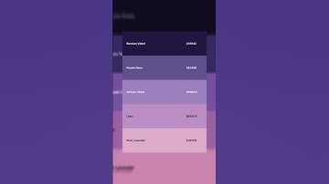 Trending color palette for designers