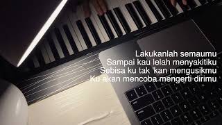 Fabio Asher - Bertahan Terluka | Piano Only Lower Key
