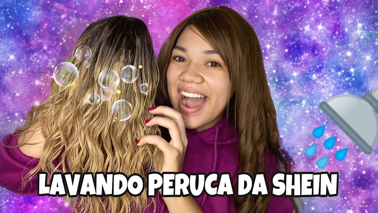LAVANDO A PERUCA DA SHEIN |Bianca Cabral