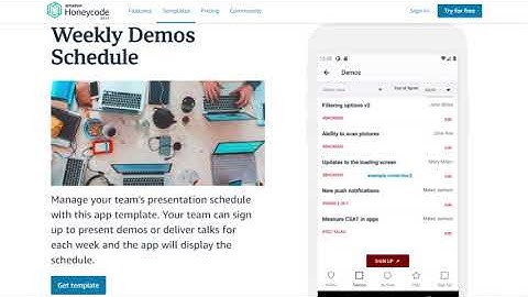 1.3 Amazon Honeycode Templates