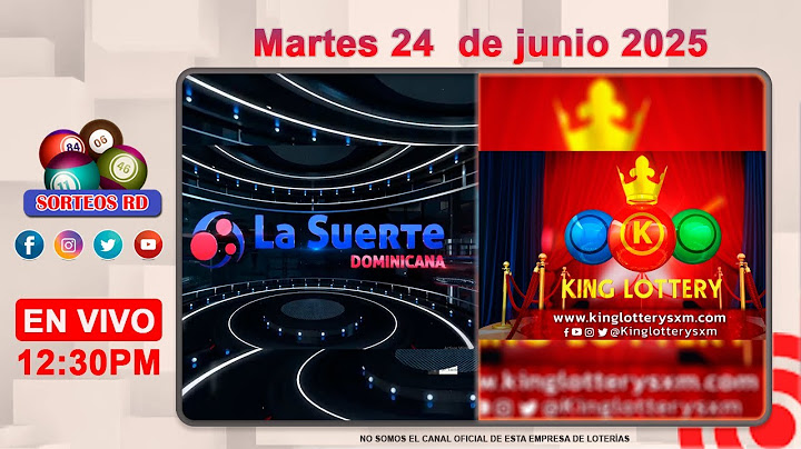 La Suerte Dominicana y King Lottery en Vivo 📺 │Martes 24  de junio 2025– 12:30PM