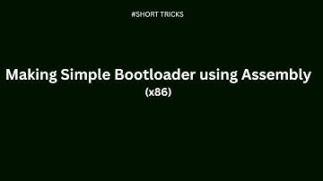 Build Simple Bootloader using x86 Assembly #assembly || #SHORTTRICKS