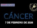 Horóscopo Diario - Cáncer - 7 de Febrero de 2026.