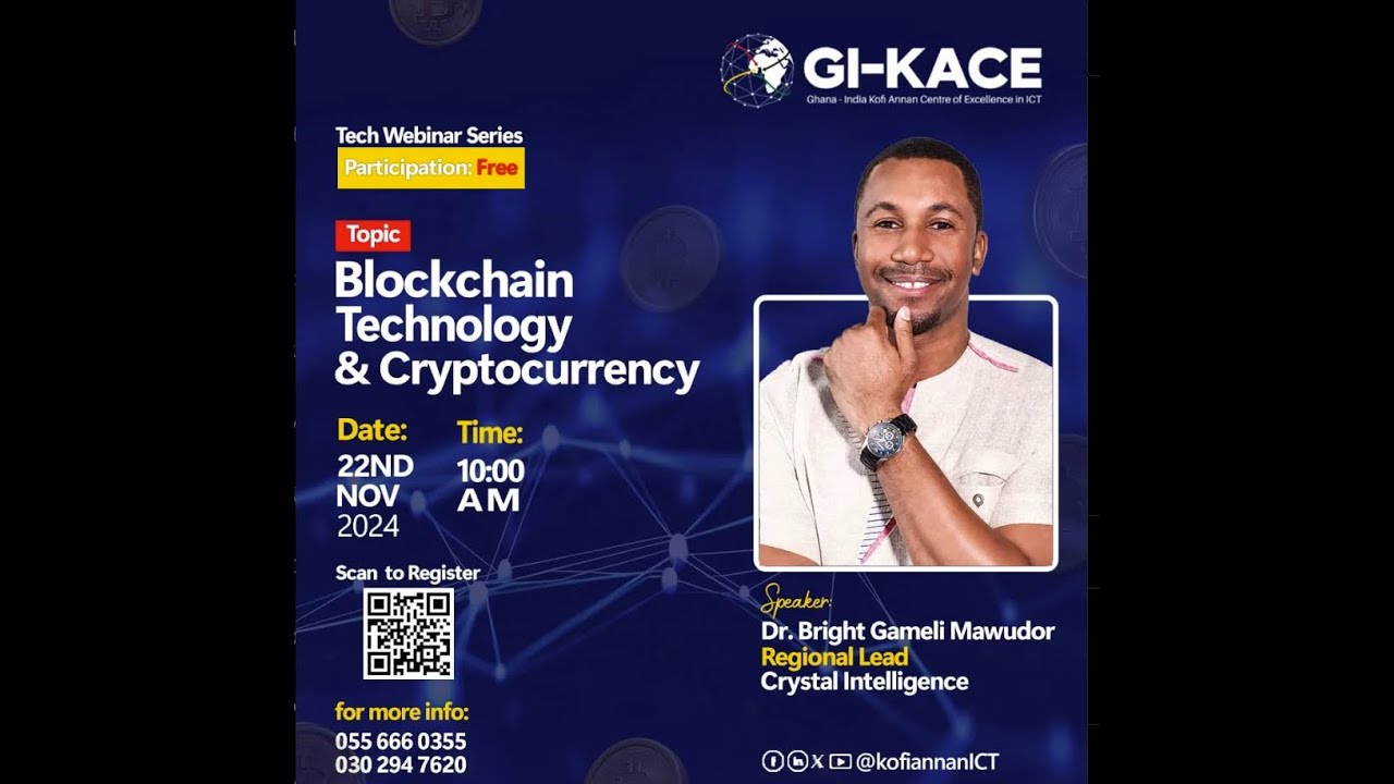 FREE TECH WEBINAR: BLOCKCHAIN TECHNOLOGY & CRYTOCURRENCY