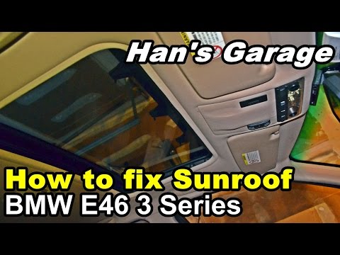 BMW DIY Video – How to replace Sunroof Motor on E46 3 Series