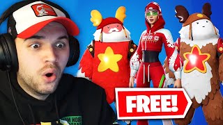 картинка: 3 FREE СКИНА ВО FORTNITE! (Winterfest 2022)