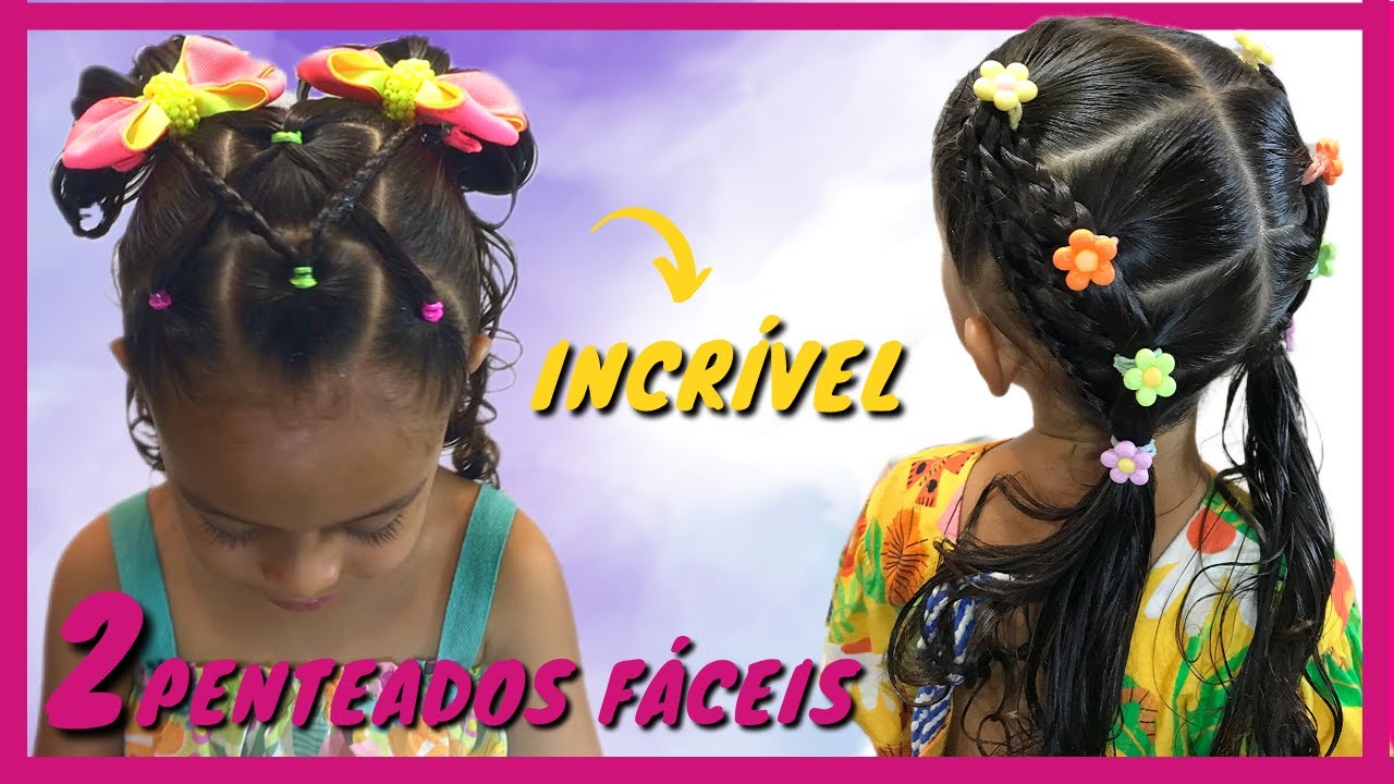 20 penteados infantis, simples e perfeitos para a escola