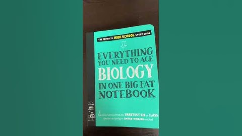 EVERYTHING YOU NEED TO ACE BIOLOGY IN ONE BIG FAT NOTE BOOK #alefredobooks #usedbooks #Pastpapers