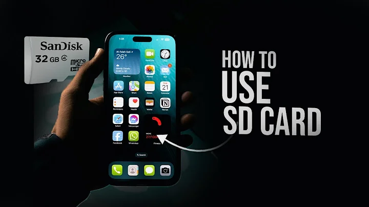How to Use SD Card with iPhone (tutorial)