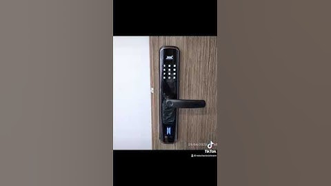Lắp đặt khóa thông minh cửa gỗ SL666: App Tuya, Smart Life