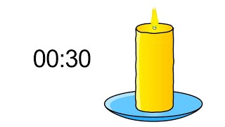 Famous 30 second - Candle Timer (with start and end sound) Wealth