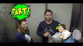 WET Shart Prank In the Elevator!!! Season 3 EP 4 Steamy Farts,Fart Sounds