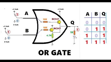 Digital Electronics 3 -How to make OR logic gate with transistors. #logicgate #orgate #bc547