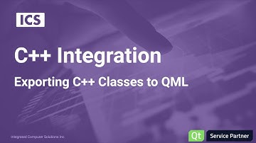 C++ Integration - Exporting C++ Classes to QML
