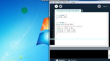 processing line position moving mouse